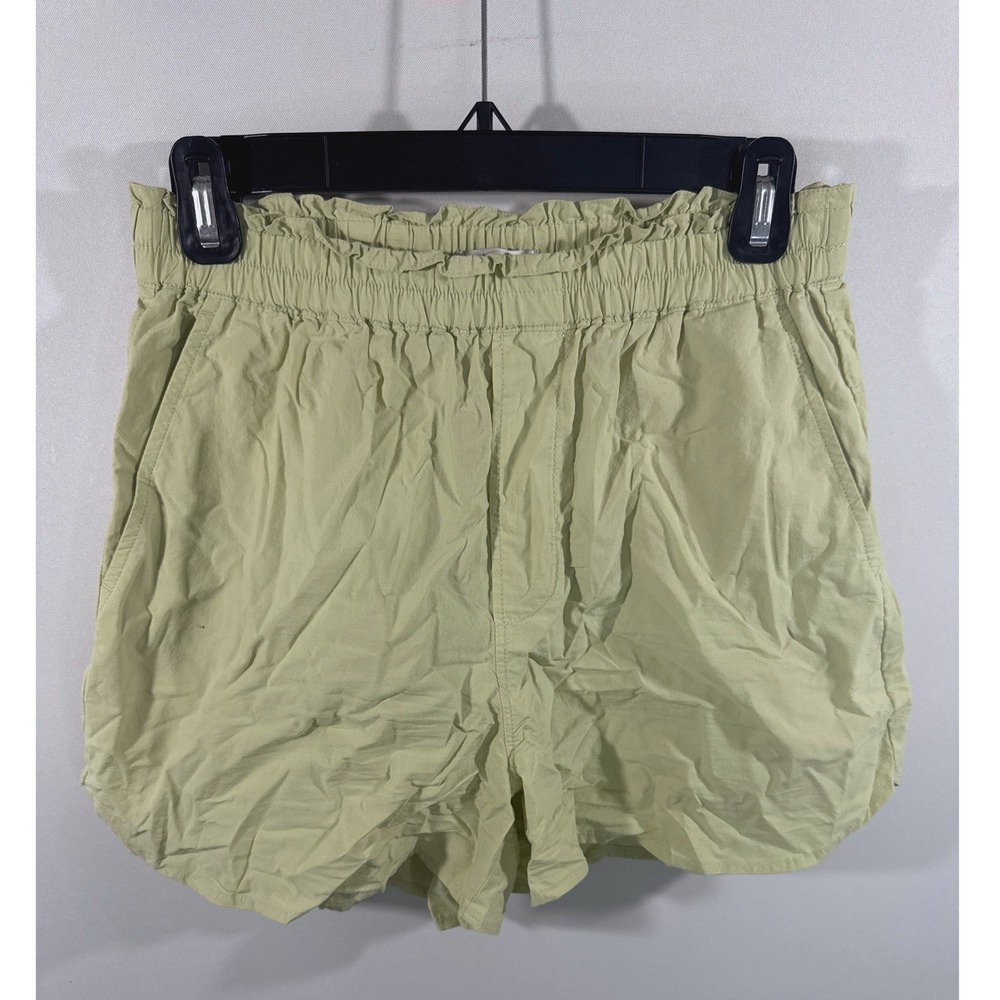 Madewell Carley Pull-On Paperbag Waist Shorts Pale Green XS NEW Preppy Coastal